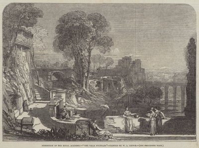 De villa fontein door William Leighton Leitch
